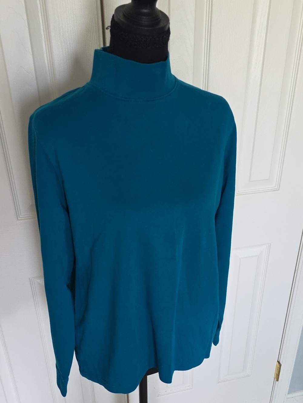 L.L. Bean Teal Turtleneck Sweater